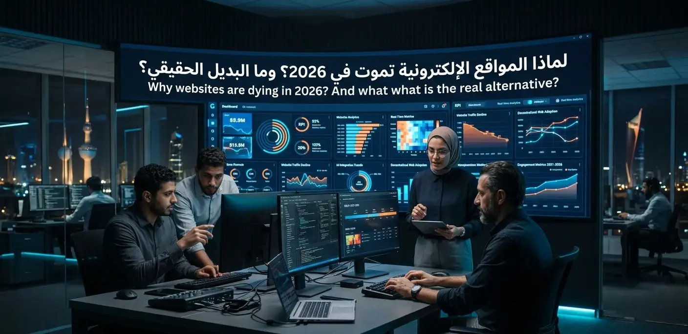 UNPQ8 - هل انتهى عصر المواقع الإلكترونية؟ الحقيقة الصادمة في 2026 