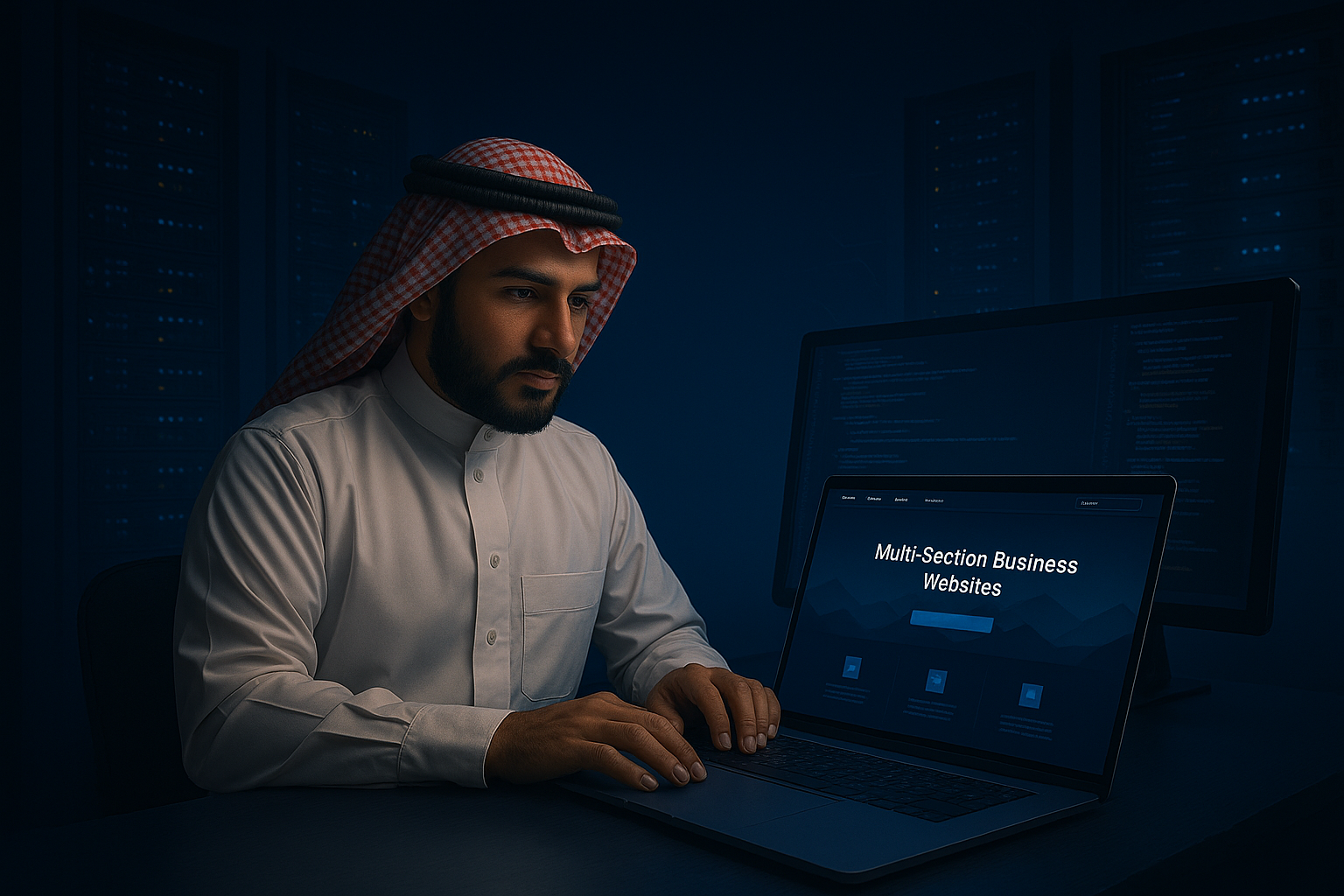 Multi-Section Business Websites